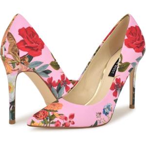 image:imageNine West Womens FreshPink Rose Print Multi