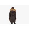 image:imageNine West Womens Cold Weather Puffer With Zip Off Faux Fur Hood TrimBlack