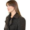 image:imageNine West womens Ah8481  Nine West Midlength Faux Wool CoatBrown Houndstooth