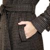image:imageNine West womens Ah8481  Nine West Midlength Faux Wool CoatBrown Houndstooth