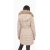 image:imageNine West womens Belted Puffer With Faux Fur Trim HoodMarble