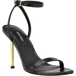 image:imageNine West Womens Reina Heeled SandalBlack Croco 006