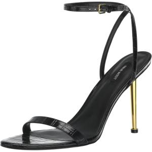 image:imageNine West Womens Reina Heeled SandalBlack Croco