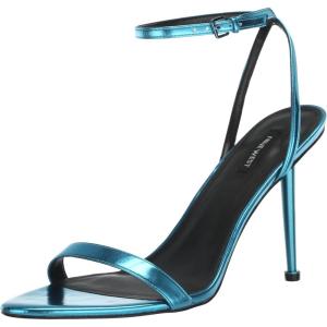 image:imageNine West Womens Reina Heeled SandalBlue Metallic