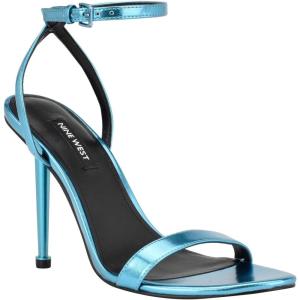 image:imageNine West Womens Reina Heeled SandalBlue Metallic 423