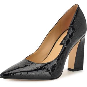 image:imageNine West Womens TamantBlack Croco Patent 001