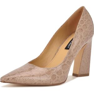 image:imageNine West Womens TamantLight Natural Croco Patent 110
