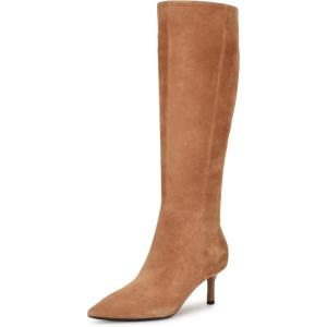 image:imageNine West Womens Kimdee 9x9 Wide CalfCognac Suede 120