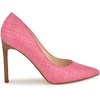 image:imageNine West Womens Tatiana PumpDark Pink Raffia 650