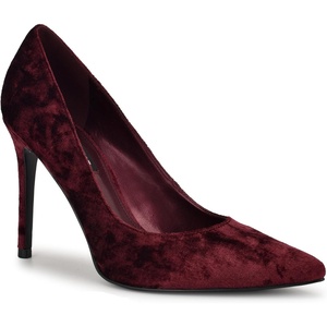 image:imageNine West Womens Fresh PumpBurgundy Velvet