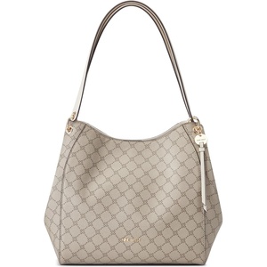 image:imageNine West Womens Meara CarryallBeige Logo Milk