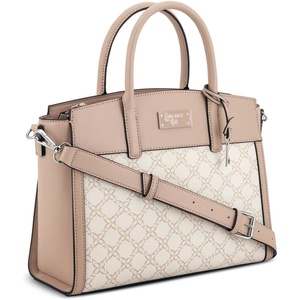 image:imageNine West Womens Ledger Large SatchelCream Logo